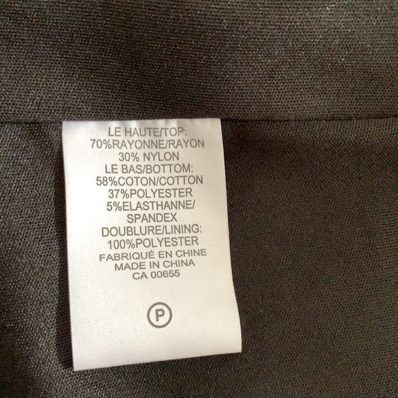 Black Satin/Lace Dress - Picture 5 of 7